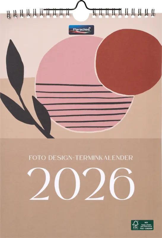 Paradies Termin Designkalender 2026