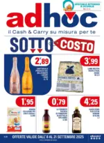 Adhoc Sottocosto - al 21.09.2025