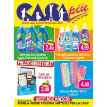 Offerte valide dal 05 al 20 settembre 2025