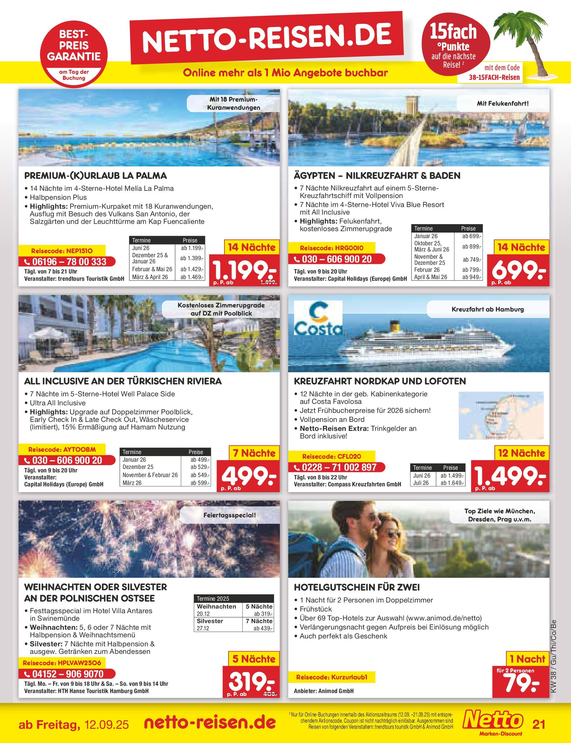 Netto Marken-Discount prospekt Berlin-Spandau	 (ab 15.09.2025) » Angebote | Seite: 23 | Produkte: Top, Uhr