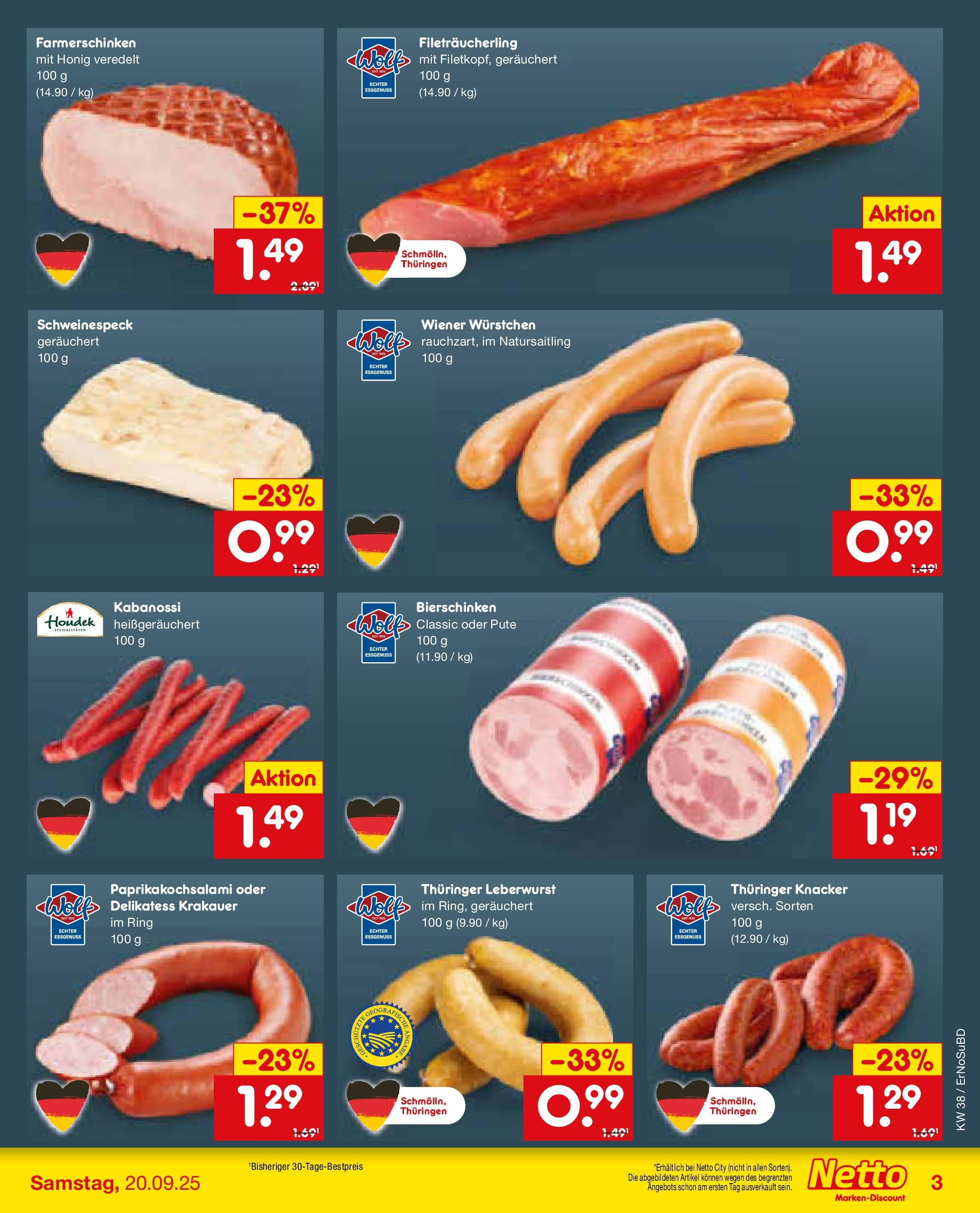 Netto Marken-Discount prospekt Elxleben	 (ab 15.09.2025) » Angebote | Seite: 11 | Produkte: Pute, Wiener wurstchen