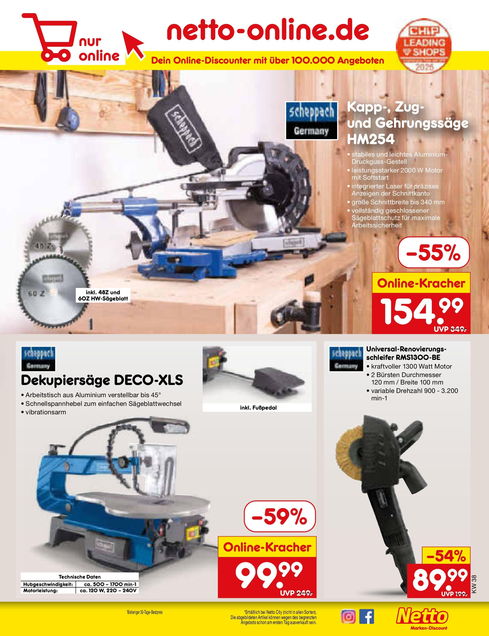 Netto Marken-Discount prospekt Osterode	 (ab 15.09.2025) » Angebote | Seite: 56 | Produkte: Arbeitstisch