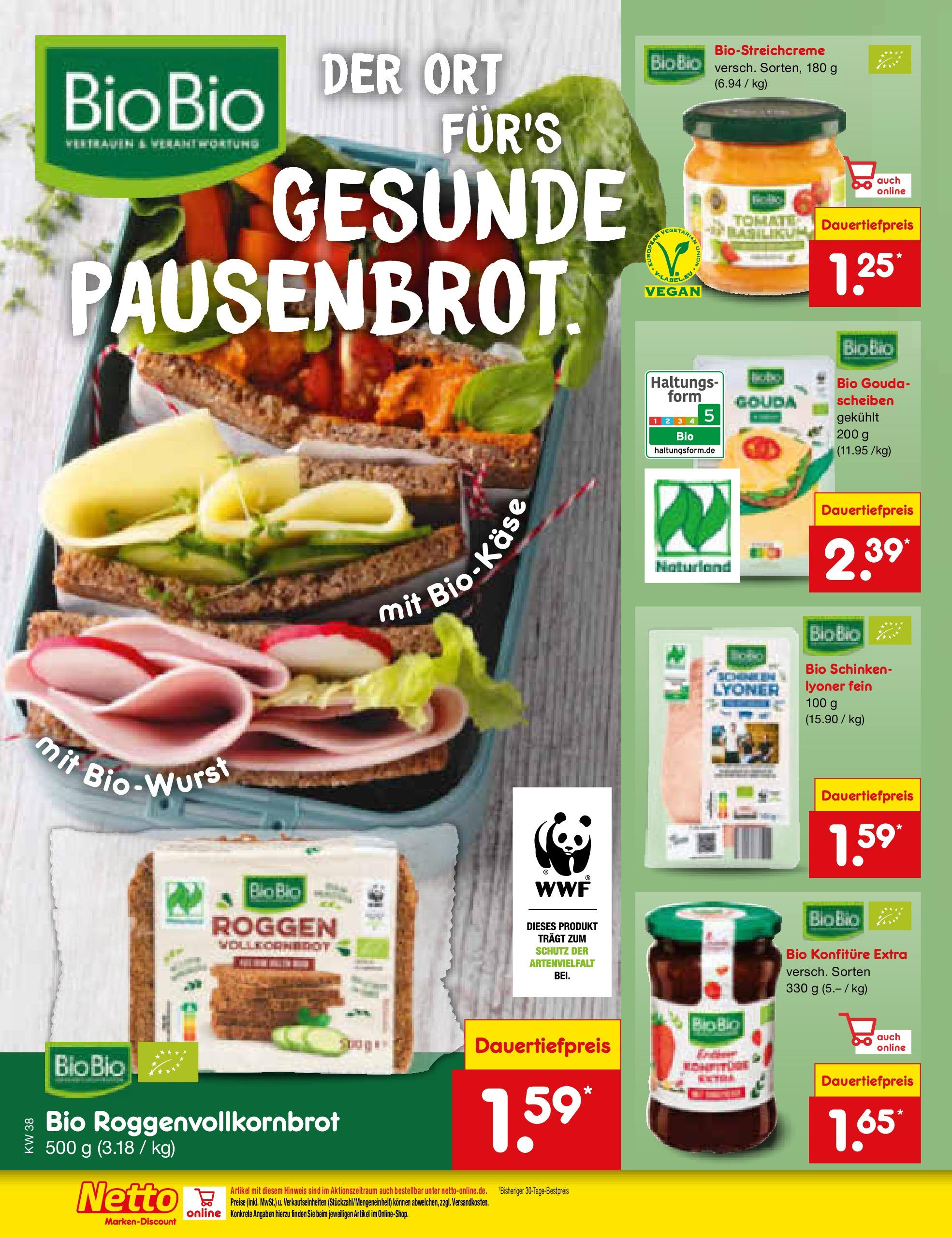 Netto Marken-Discount prospekt Osterode	 (ab 15.09.2025) » Angebote | Seite: 59 | Produkte: Gouda, Vollkornbrot, Schinken