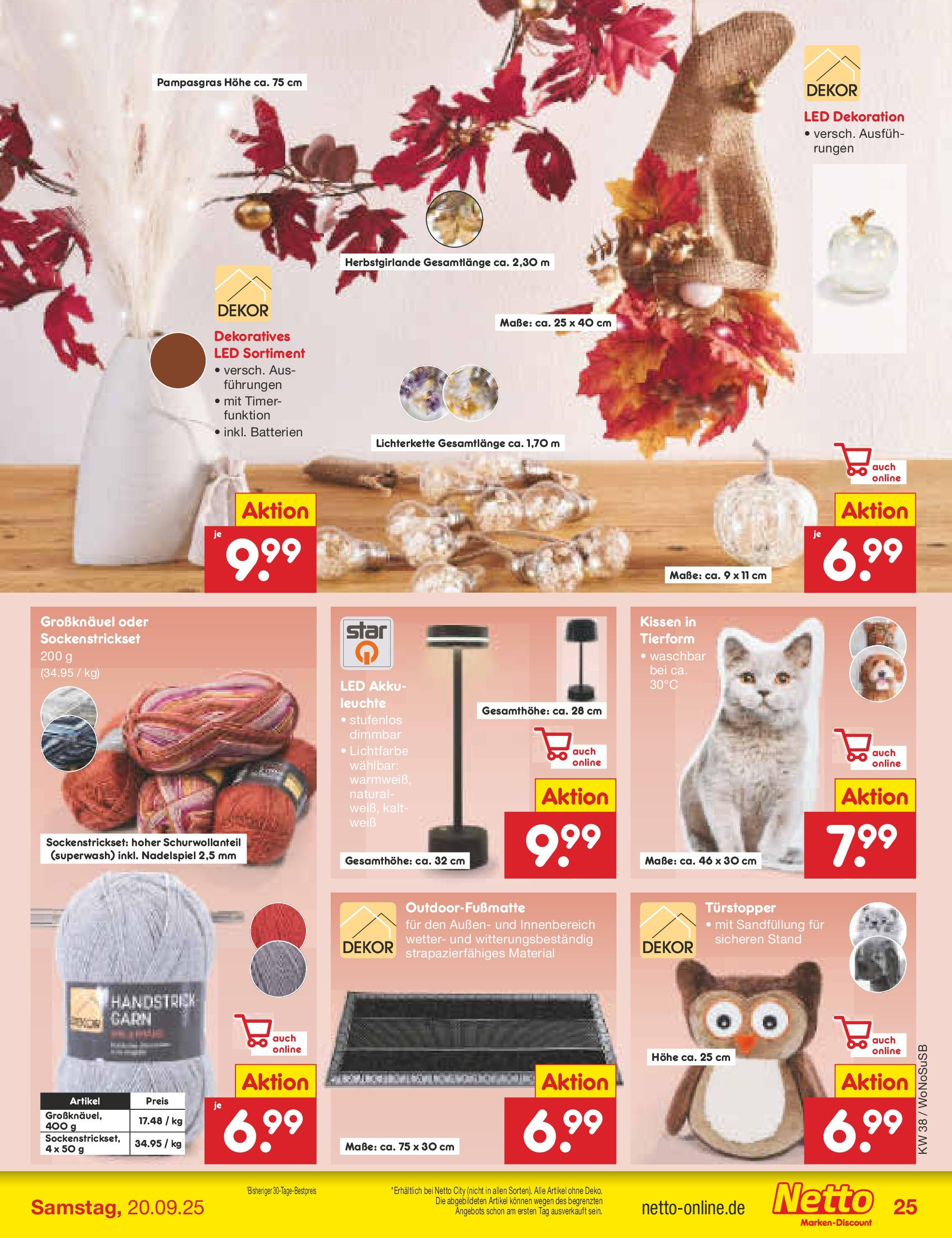 Netto Marken-Discount prospekt Frankfurt am Main (ab 15.09.2025) » Angebote | Seite: 27 | Produkte: Kissen, Batterien Netto Marken-Discount prospekt Frankfurt am Main (ab 15.09.2025) » Angebote | Seite: 27 | Produkte: Kissen, Batterien