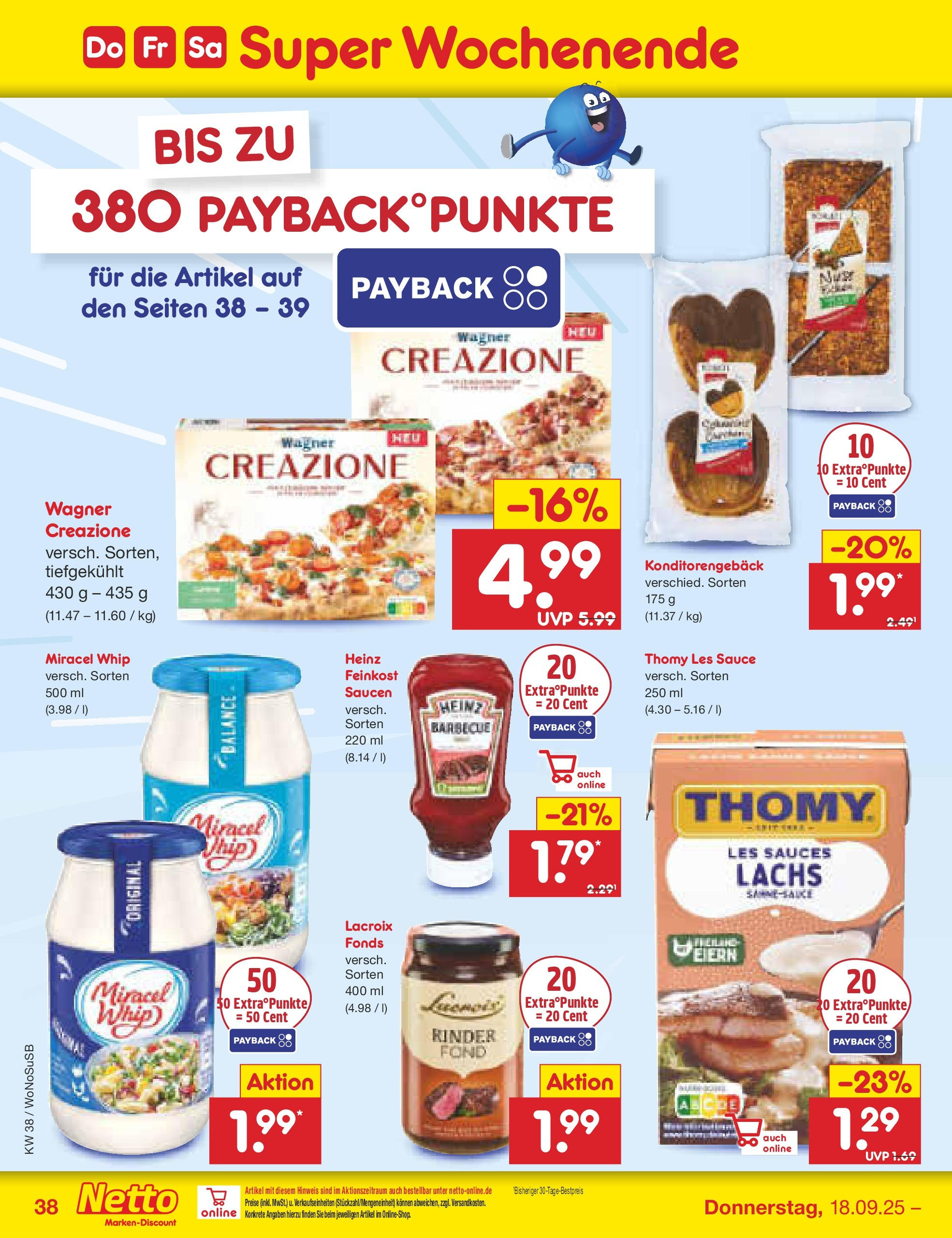 Netto Marken-Discount prospekt Frankfurt am Main (ab 15.09.2025) » Angebote | Seite: 42 | Produkte: Miracel whip, Lachs Netto Marken-Discount prospekt Frankfurt am Main (ab 15.09.2025) » Angebote | Seite: 42 | Produkte: Miracel whip, Lachs