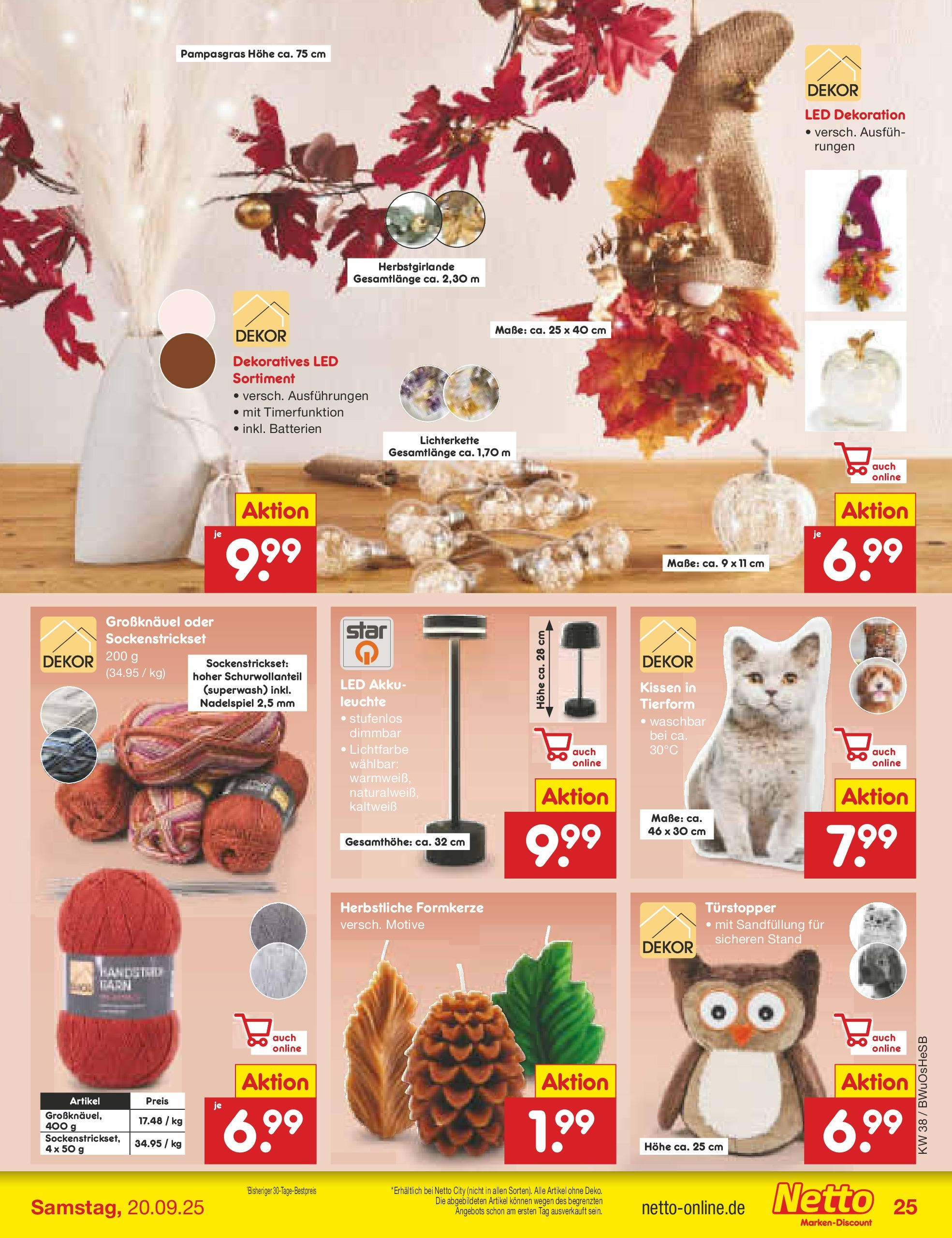 Netto Marken-Discount prospekt Osterode	 (ab 15.09.2025) » Angebote | Seite: 27 | Produkte: Kissen, Batterien