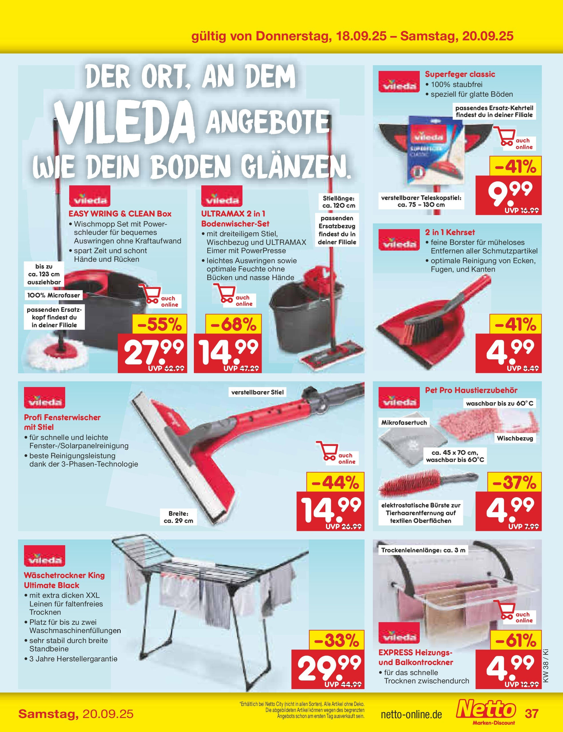Netto Marken-Discount prospekt Mistelbach	 (ab 14.09.2025) » Angebote | Seite: 41 | Produkte: Box, Bürste