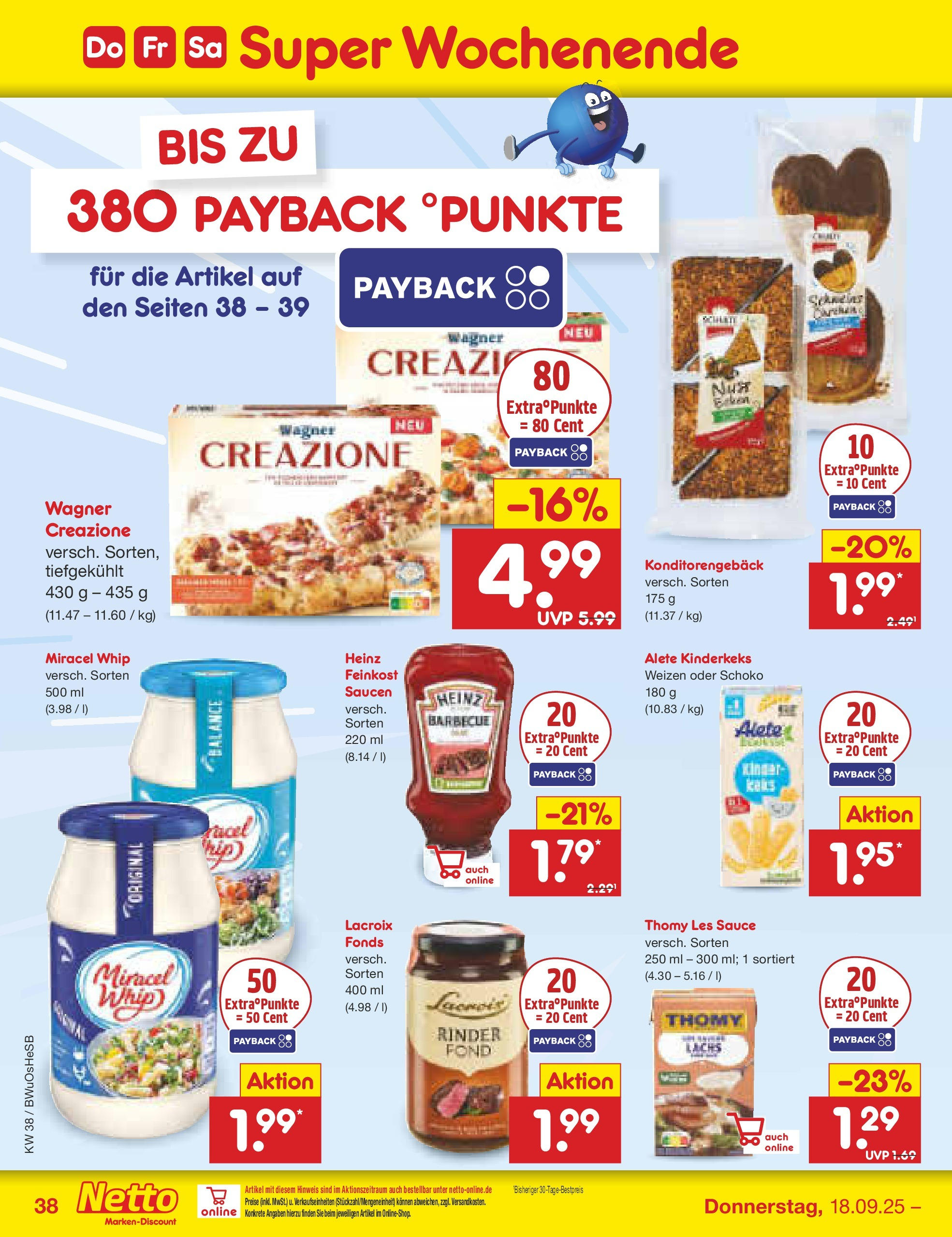 Netto Marken-Discount prospekt Osterode	 (ab 15.09.2025) » Angebote | Seite: 42 | Produkte: Miracel whip, Lachs