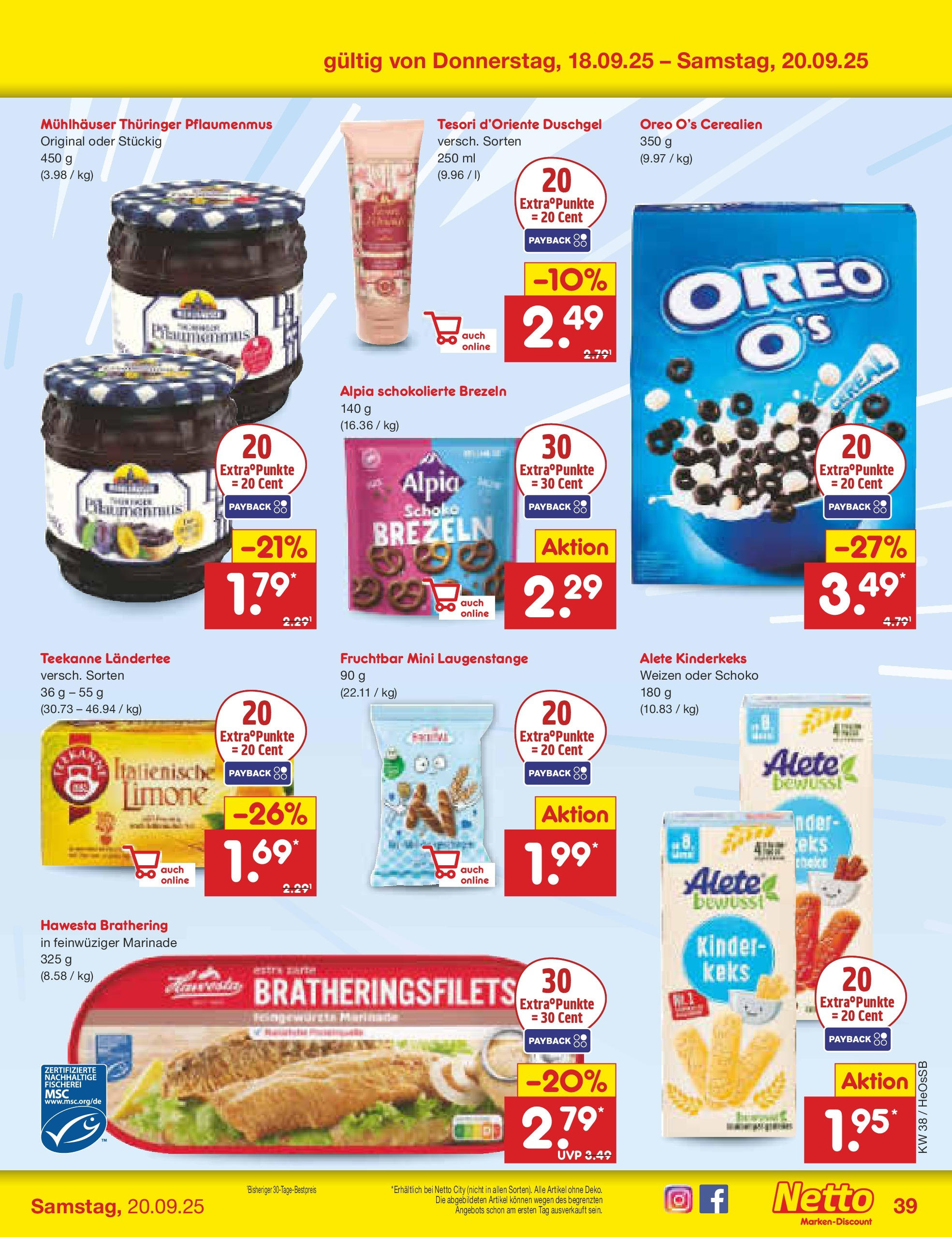 Netto Marken-Discount prospekt Kröpelin	 (ab 15.09.2025) » Angebote | Seite: 41 | Produkte: Duschgel, Teekanne