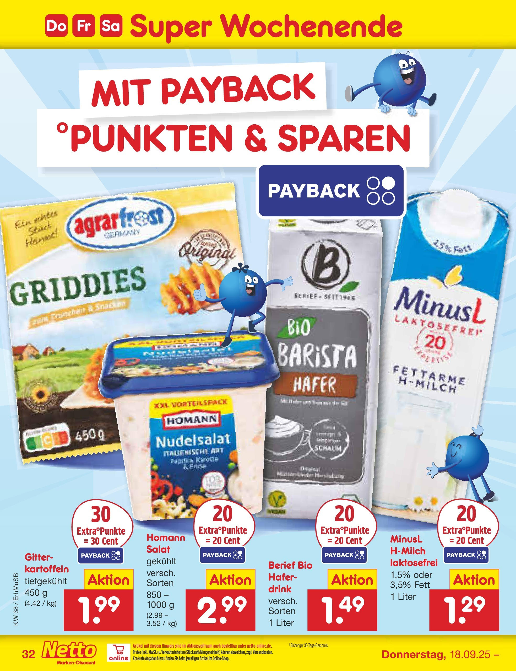 Netto Marken-Discount prospekt München	 (ab 15.09.2025) » Angebote | Seite: 36 | Produkte: Kartoffeln, Salat