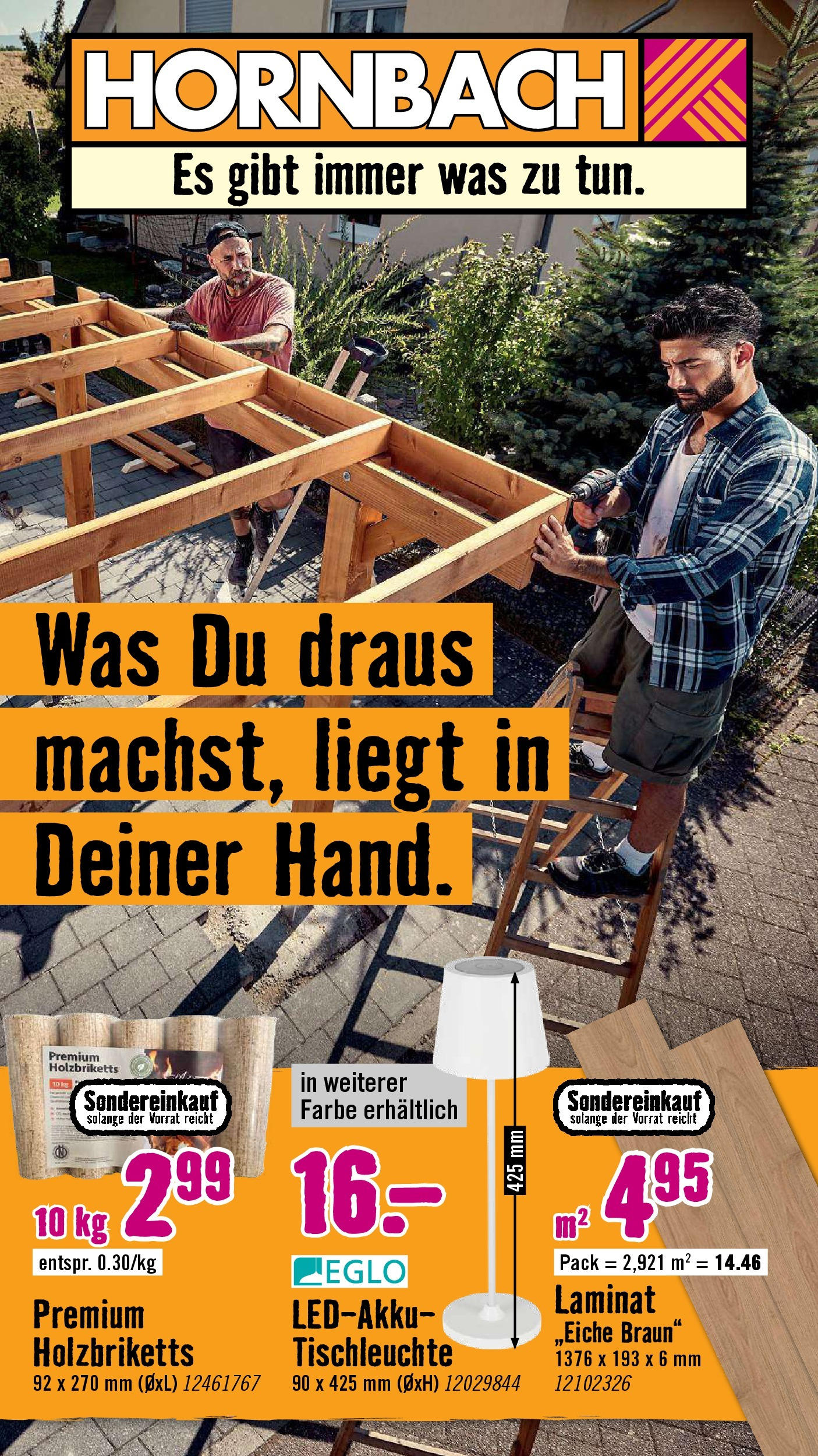 Hornbach Flugblatt von 09.09.2025 - Aktuelle Angebote | Seite: 1