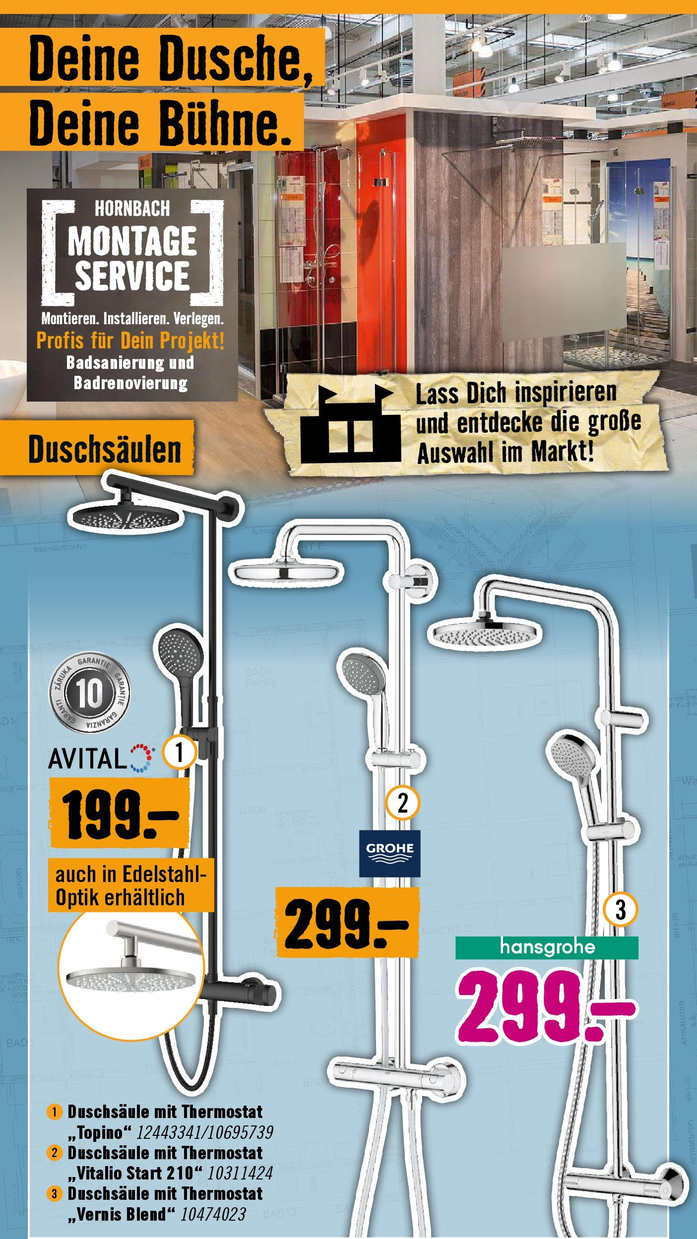 Hornbach Die Neue Grösse in Eisenstadt von 10.09.2025 - Aktuelle Angebote | Seite: 22 | Produkte: Dusche