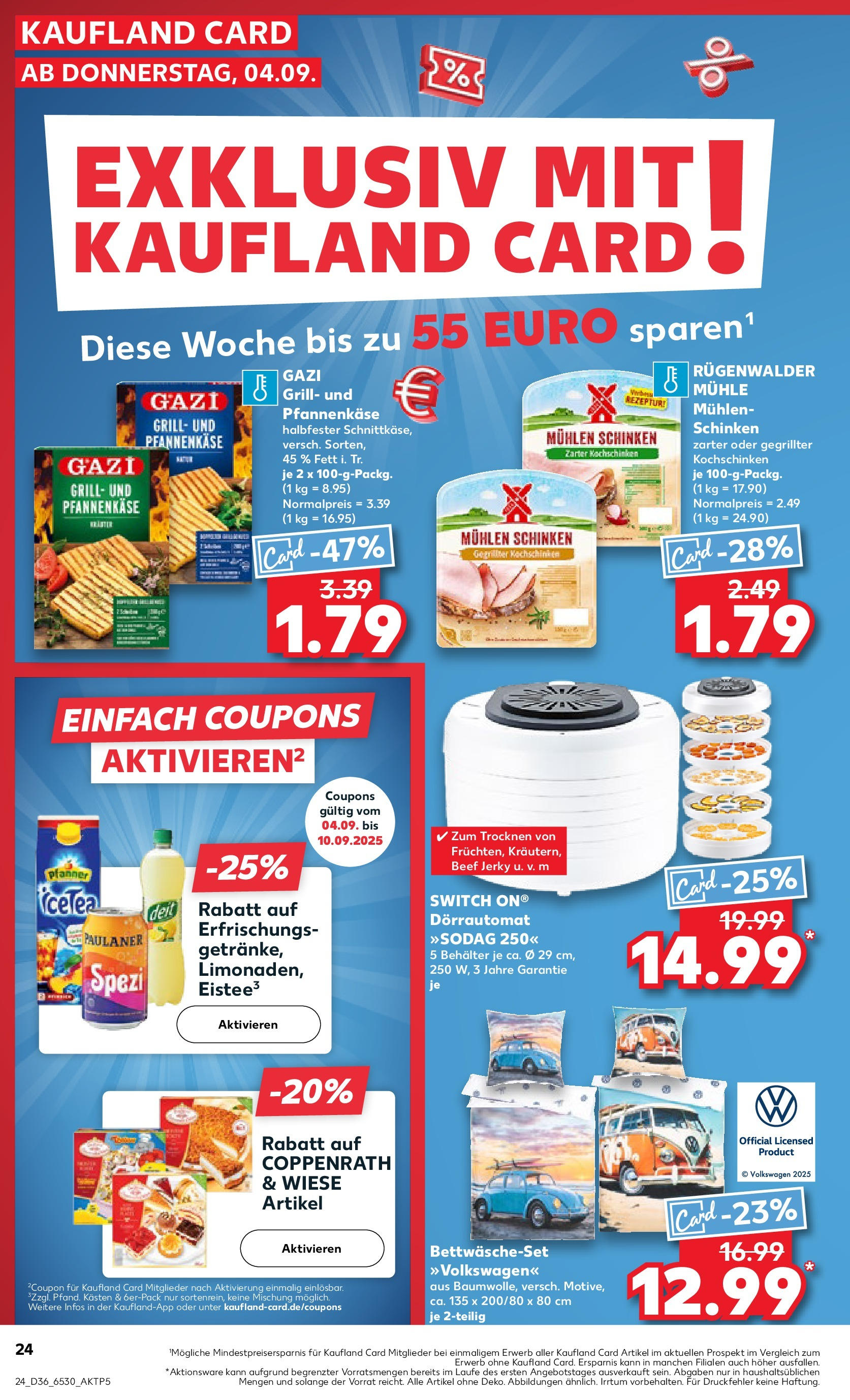 Prospekt Kaufland ab 07.09.2025 » Angebote Online zum Blättern | Seite: 24 | Produkte: Grill, Mühle, Schinken, Paulaner