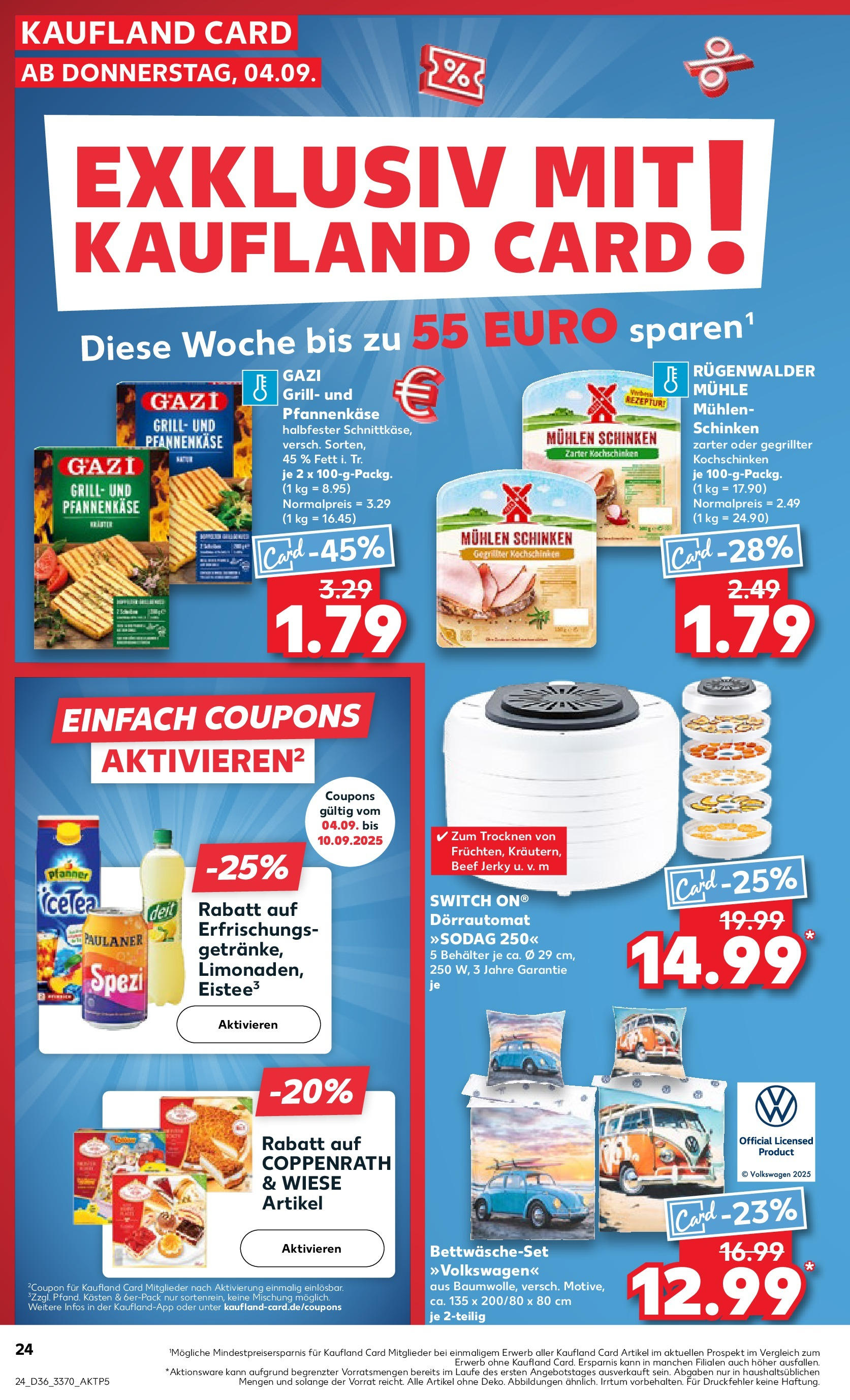 Prospekt Kaufland ab 07.09.2025 » Angebote Online zum Blättern | Seite: 24 | Produkte: Grill, Mühle, Schinken, Paulaner