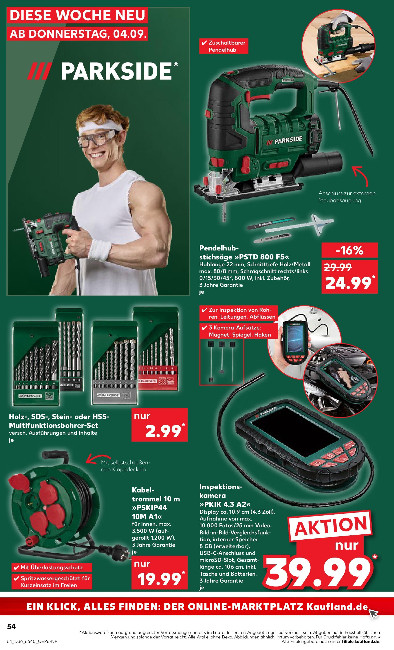 Prospekt Kaufland ab 07.09.2025 » Angebote und Werbung Online | Seite: 54 | Produkte: Kamera, Kabel, Tasche Prospekt Kaufland ab 07.09.2025 » Angebote Online zum Blättern | Seite: 54 | Produkte: Kamera, Kabel, Tasche
