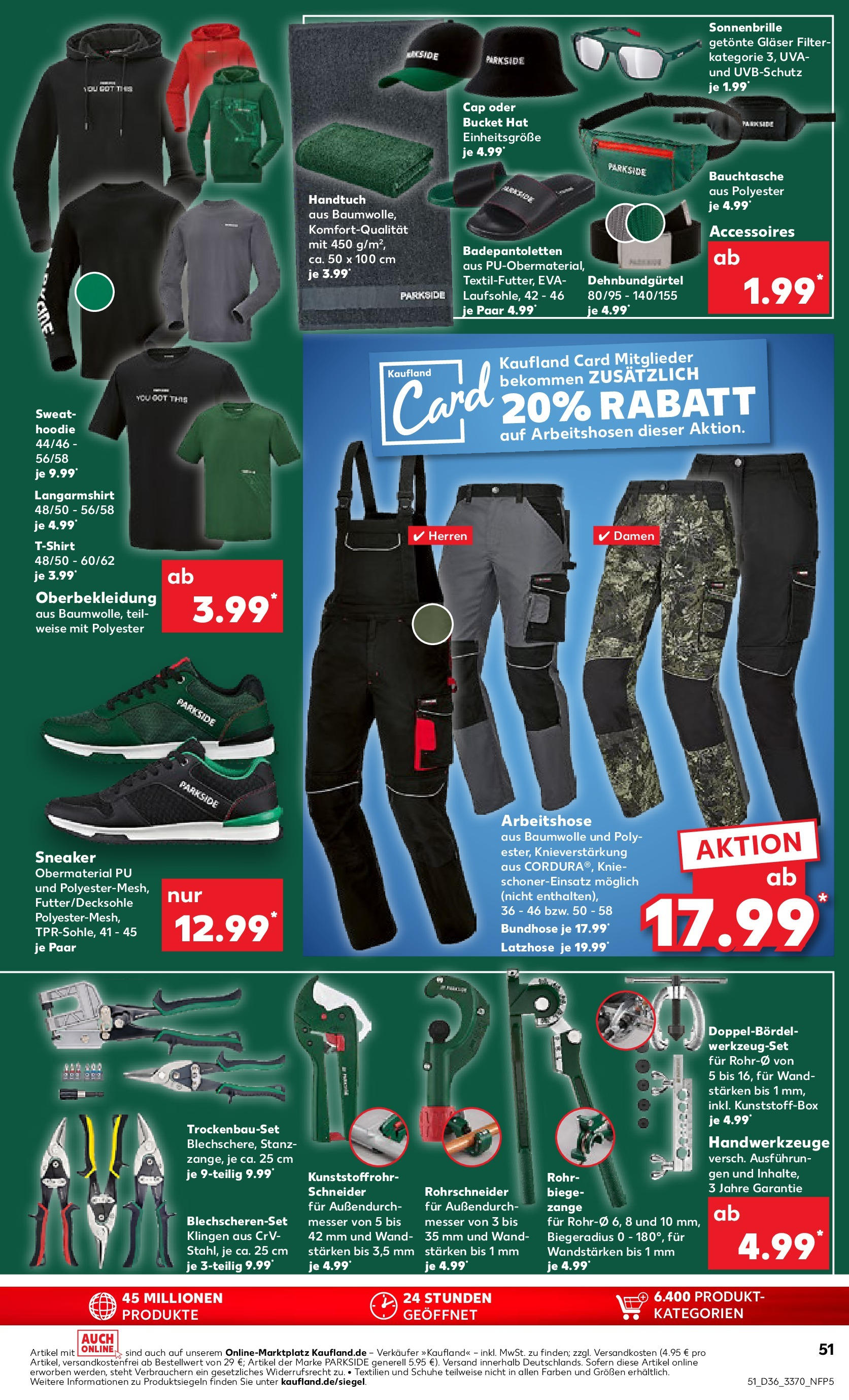 Prospekt Kaufland ab 07.09.2025 » Angebote Online zum Blättern | Seite: 51 | Produkte: Cutter, Langarmshirt, T-Shirt, Hoodie