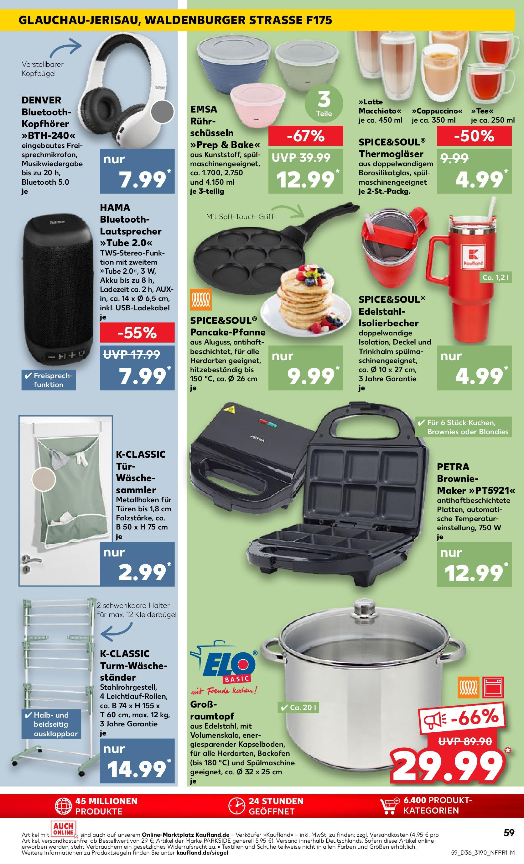 Prospekt Kaufland ab 07.09.2025 » Angebote Online zum Blättern | Seite: 59 | Produkte: Lautsprecher, Tür, Backofen, Kopfhörer