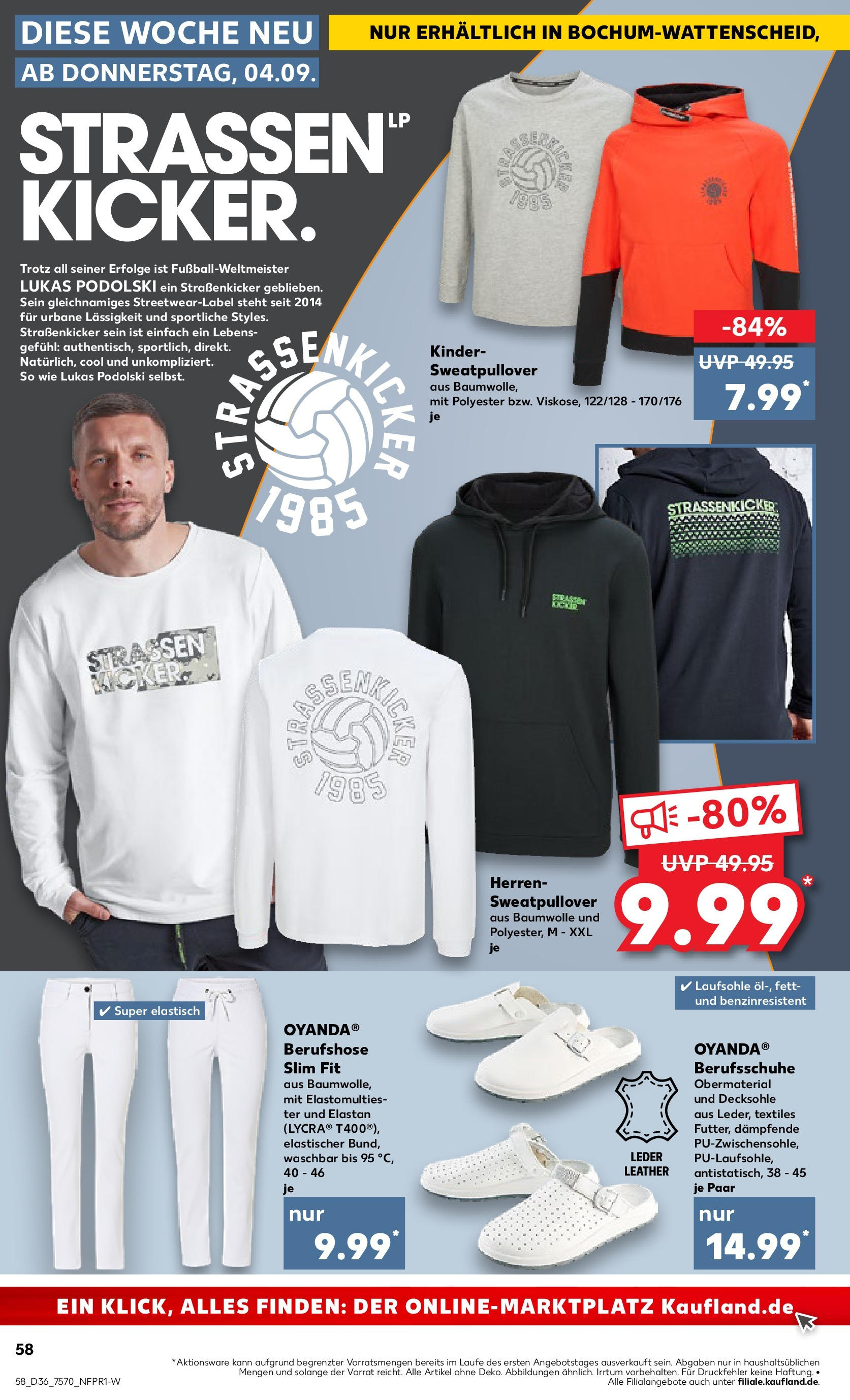 Prospekt Kaufland ab 07.09.2025 » Angebote Online zum Blättern | Seite: 58 | Produkte: Sweatshirt