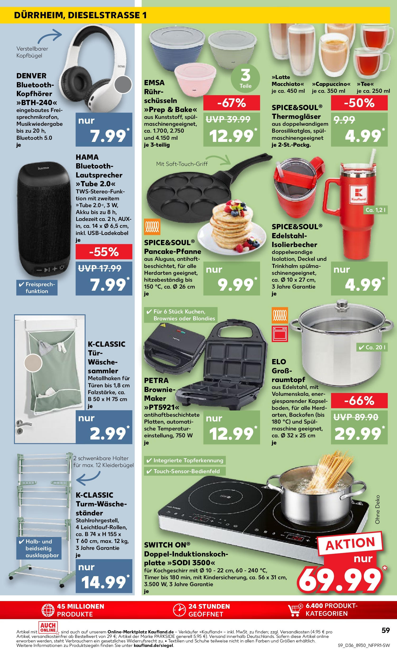 Prospekt Kaufland ab 07.09.2025 » Angebote Online zum Blättern | Seite: 59 | Produkte: Lautsprecher, Tür, Backofen, Kopfhörer