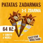 Bageterie Boulevard Patatas zadarmas – do 14.09.2025