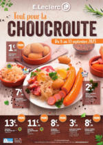 E.Leclerc TOUT A LA CHOUCROUTE - au 13.09.2025