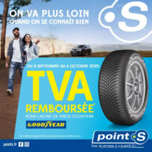 Mais ce n'est pas tout ! Dès deux pneus Goodyear achetés, vous avez une chance de gagner 200€ en bons d'achat