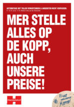 Handelshof Köln-Müngersdorf Handelshof Köln-Müngersdorf: MER STELLE ALLES OP DE KOPP, AUCH UNSERE PREISE! - ab 06.10.2025