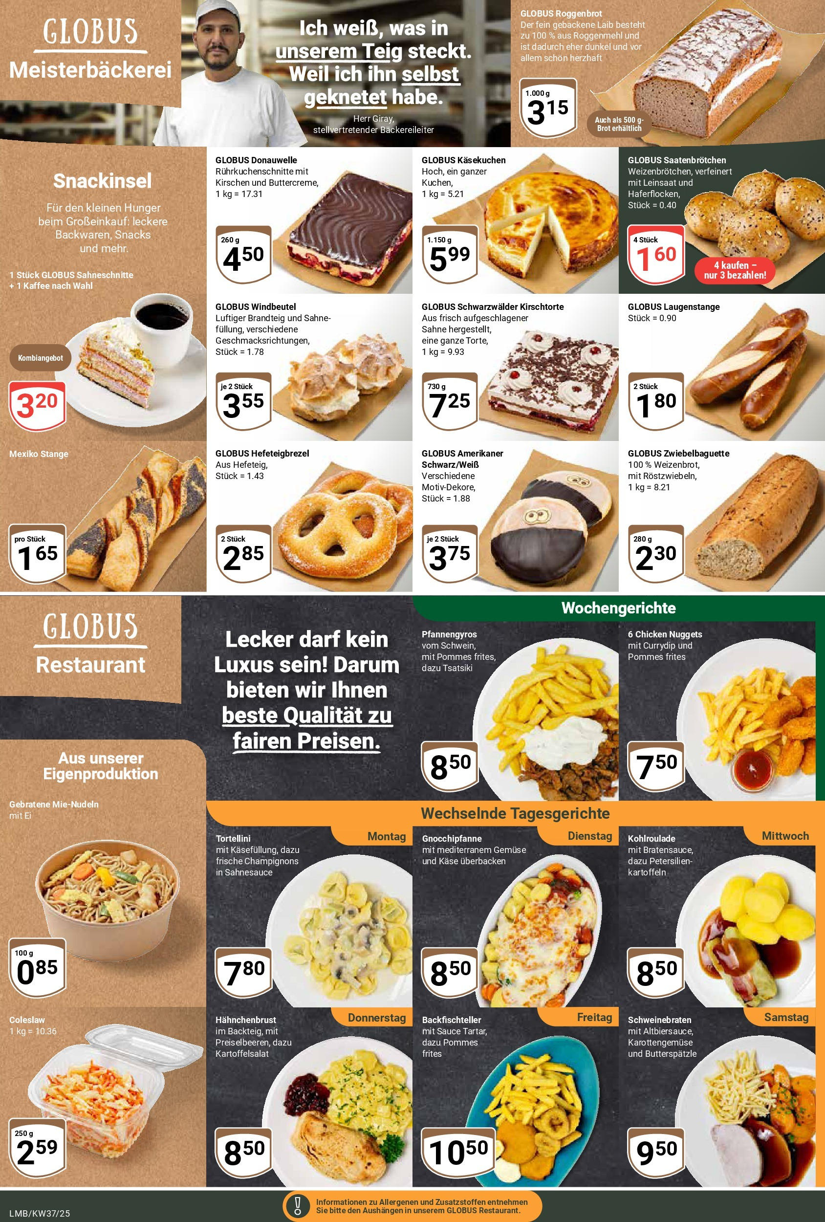 Globus prospekt Limburg (ab 07.09.2025) » Angebote ab Montag | Seite: 7 | Produkte: Kaffee, Kartoffeln, Frische champignons, Sahne Globus prospekt Limburg (ab 07.09.2025) » Angebote online | Seite: 7 | Produkte: Kaffee, Kartoffeln, Frische champignons, Sahne