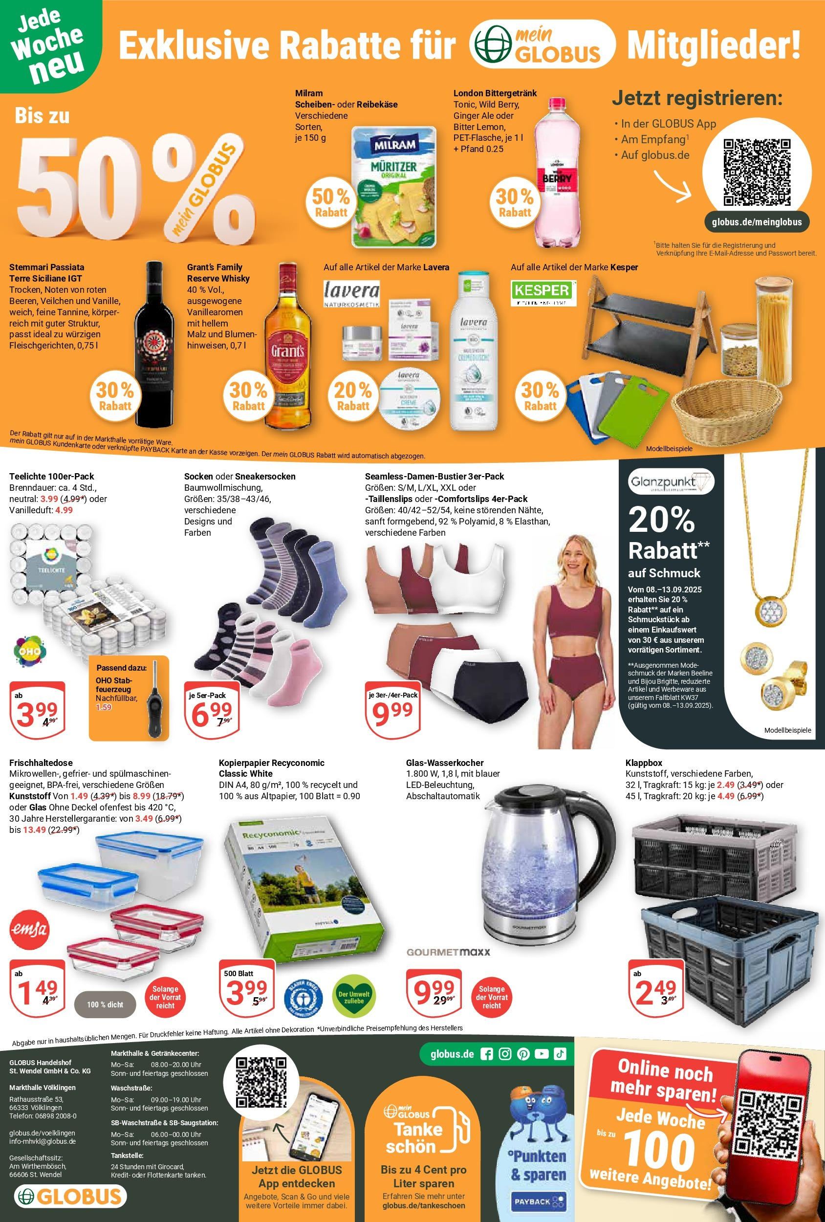 Globus prospekt Völklingen (ab 07.09.2025) » Angebote ab Montag | Seite: 30 | Produkte: Whisky, Blumen, Telefon, Uhr Globus prospekt Völklingen (ab 07.09.2025) » Angebote online | Seite: 30 | Produkte: Whisky, Blumen, Telefon, Uhr