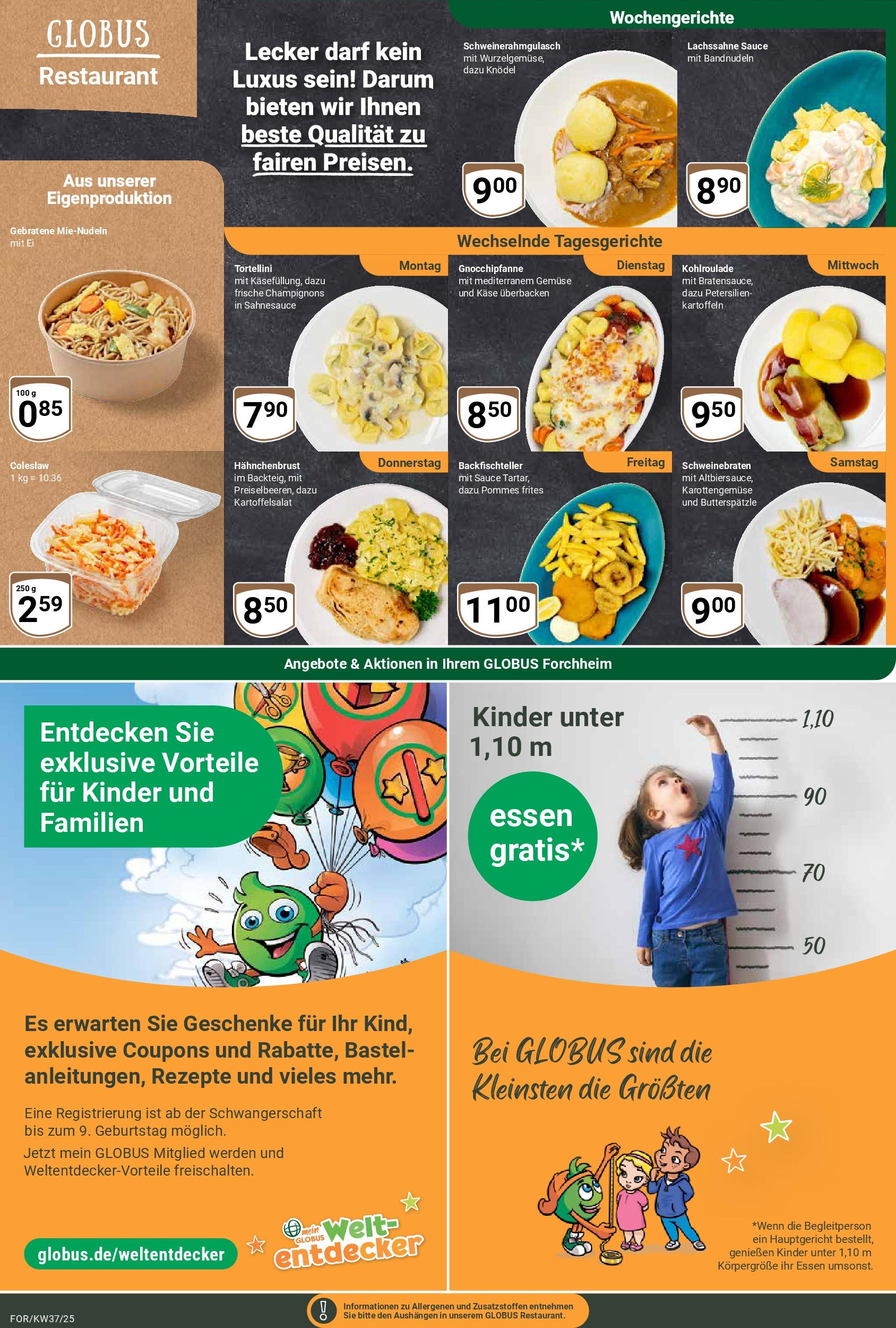 Globus prospekt Forchheim	 (ab 07.09.2025) » Angebote online | Seite: 9 | Produkte: Käse, Pommes, Champignons, Hahnchenbrust