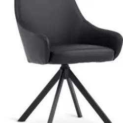 JYSK Scaun rotativ ROSTRUP negru