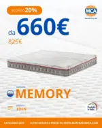 MCA Materassi Sconto 20% - al 31.03.2026