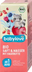 babylove Saft & Wasser Hagebutte ab 1 Jahr