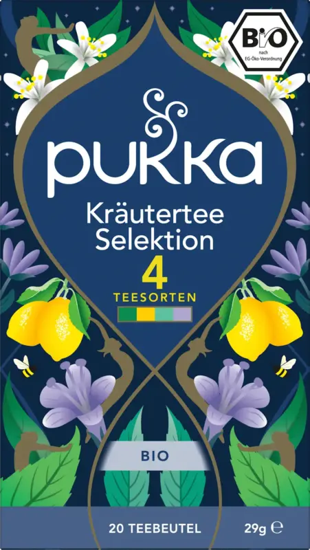 pukka Kräutertee Selektion 4 Teesorten (20 Beutel)