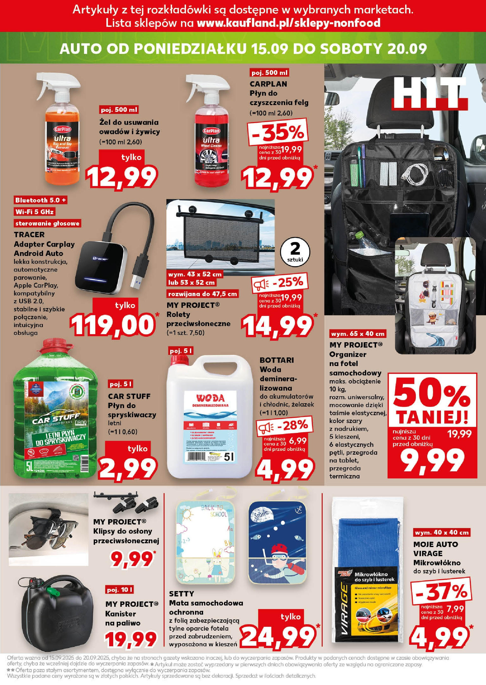 Kaufland gazetka - Mega okazje od 11.09.2025 - od jutra PDF | Strona: 27 | Produkty: Adapter, USB, Fotel, Rolety