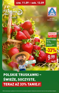 Pogląd oferty "Aldi - Polskie truskawki do 13.09" - ważna od 10.09.2025