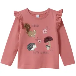 Mädchen Langarmshirt