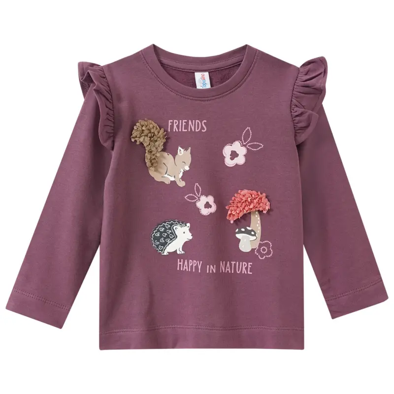 Mädchen Langarmshirt