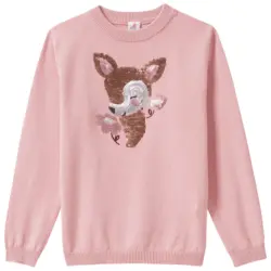 Mädchen Strickpullover