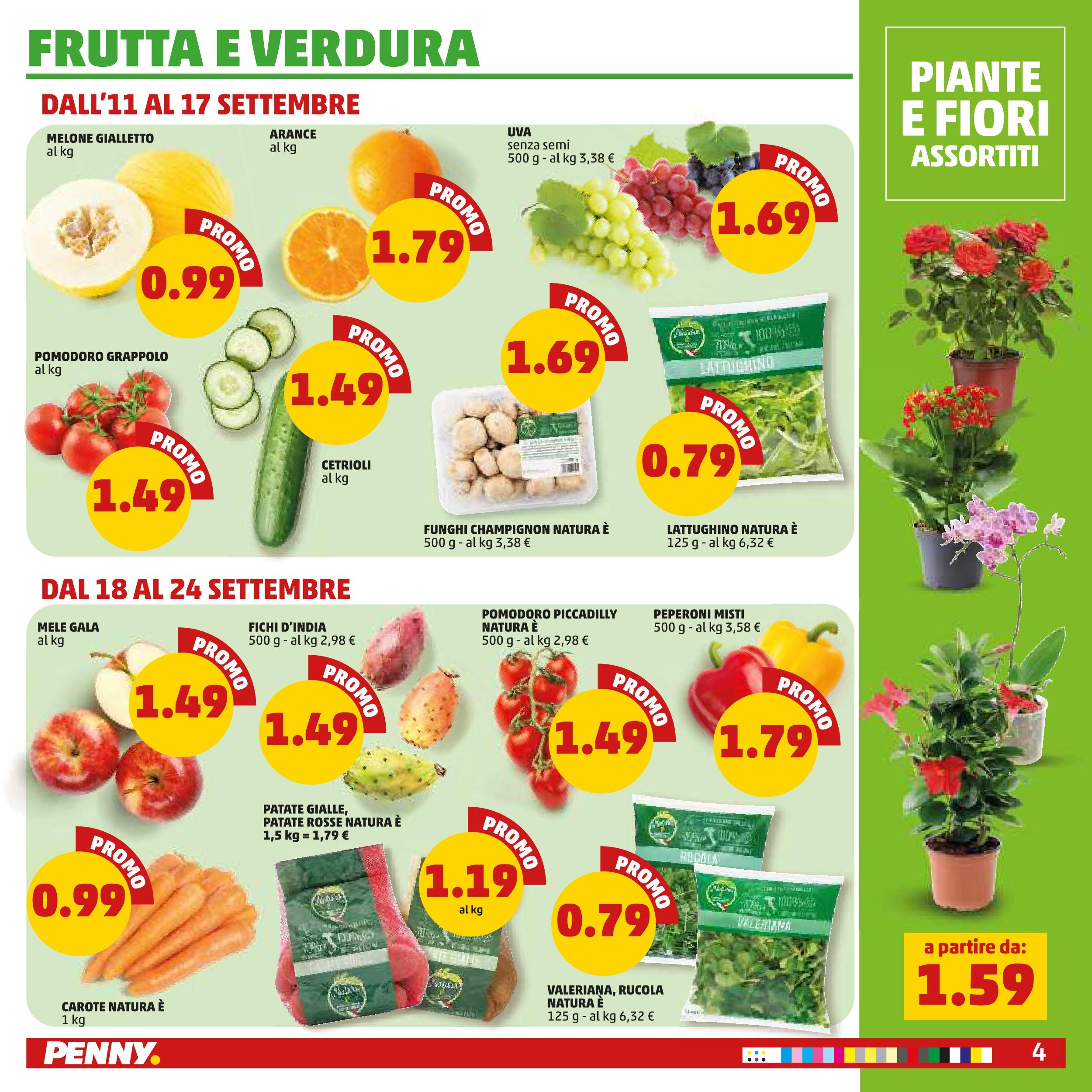 Volantino PENNY dal 10/09/2025 anteprima > (PENNY - Dall'11 al 21 settembre) | Pagina: 4 | Prodotti: Mele, Peperoni, Cetrioli, Funghi