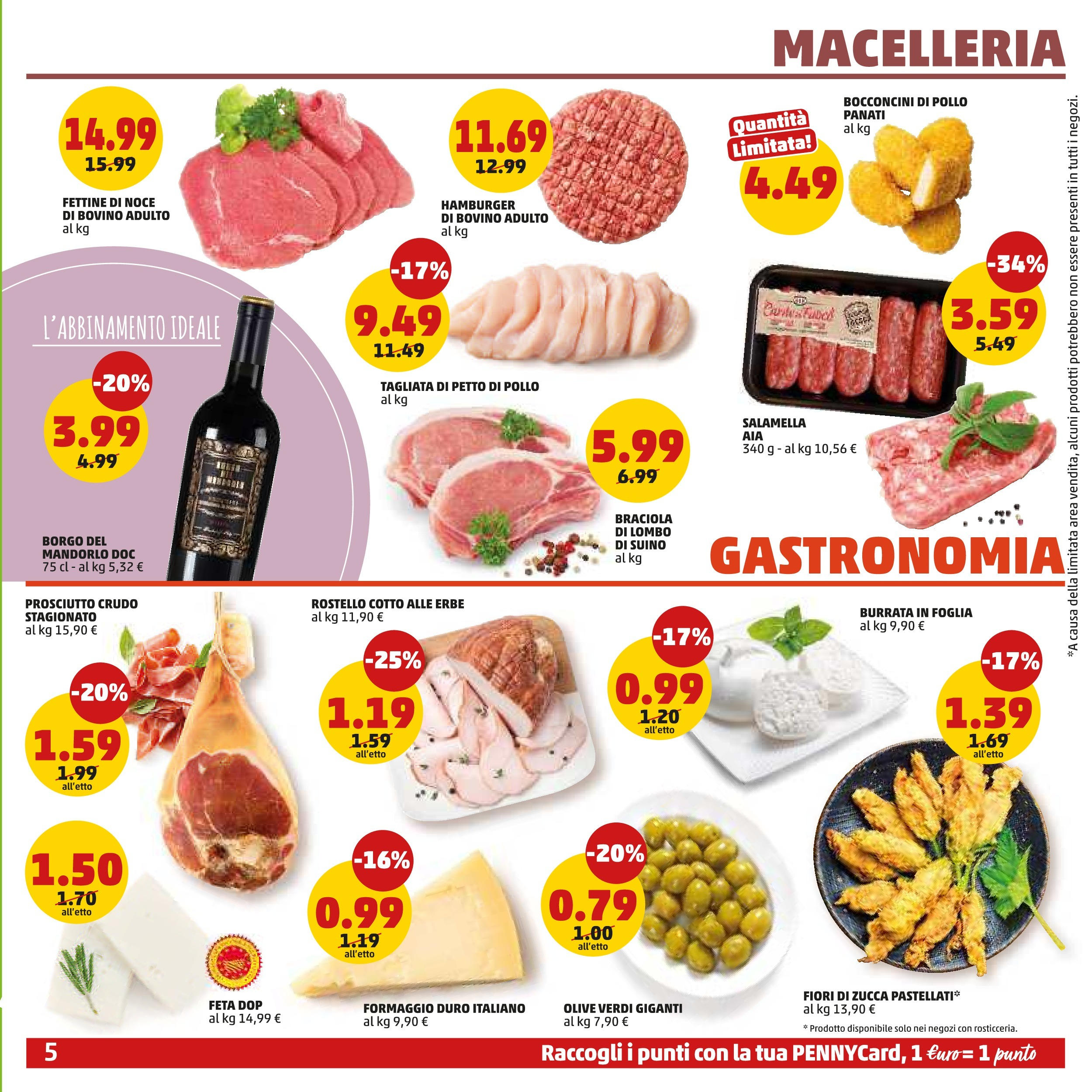 Volantino PENNY dal 10/09/2025 anteprima > (PENNY - Dall'11 al 21 settembre) | Pagina: 5 | Prodotti: Petto di Pollo, Prosciutto Crudo, Pollo, Formaggio