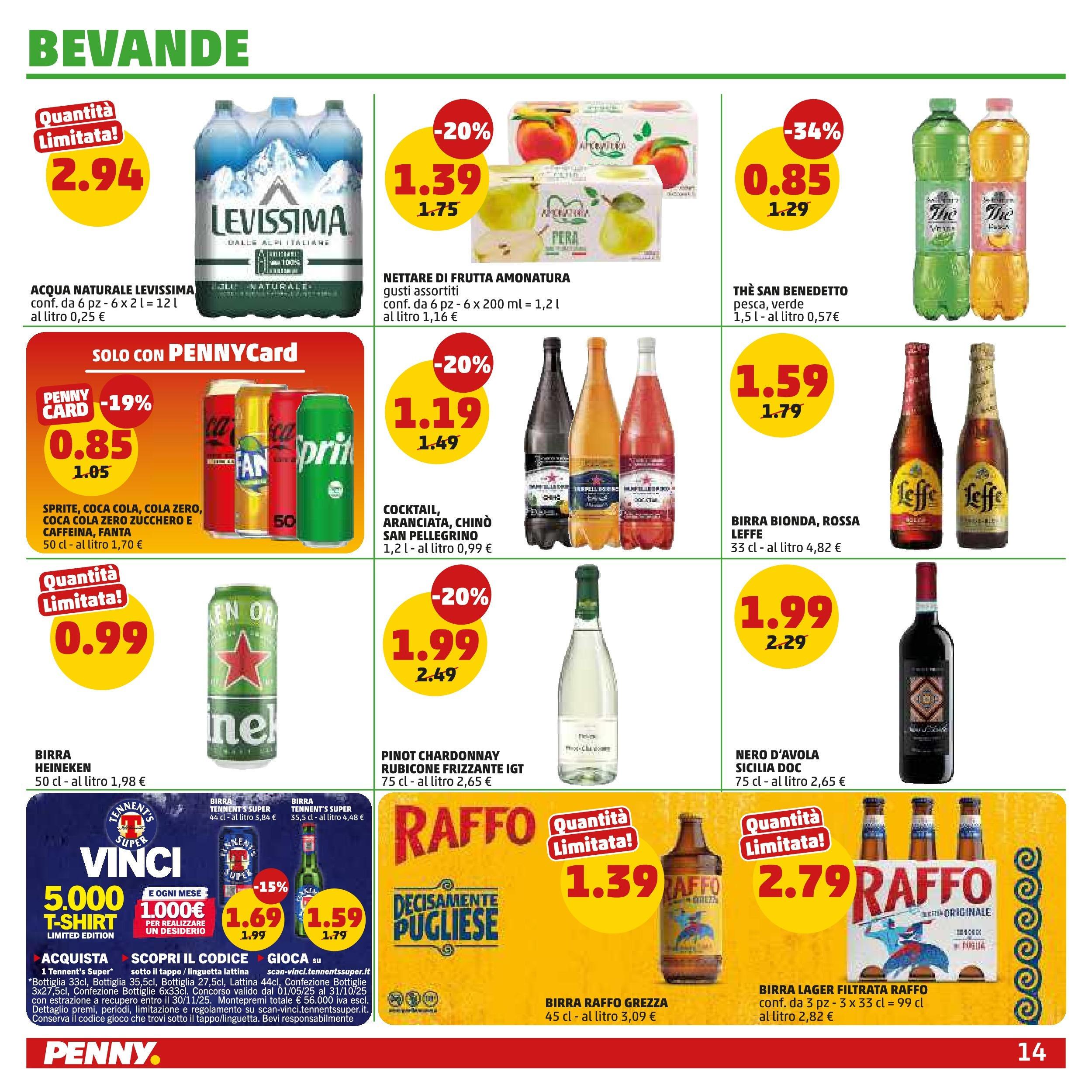 Volantino PENNY dal 10/09/2025 anteprima > (PENNY - Dall'11 al 21 settembre) | Pagina: 14 | Prodotti: Acqua, Zucchero, Heineken, Bottiglia