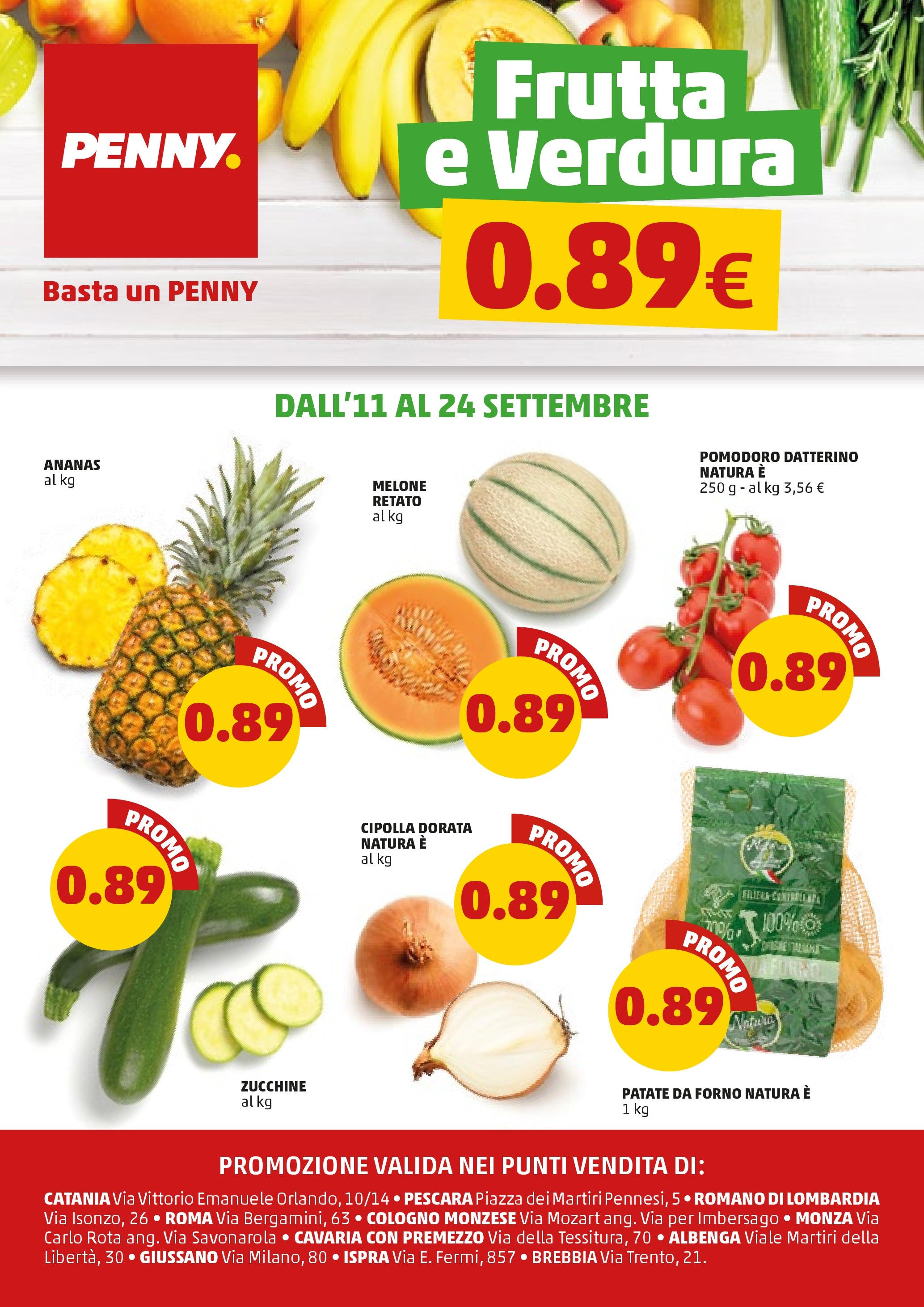 Volantino PENNY dal 10/09/2025 anteprima > (PENNY - Dall'11 al 21 settembre) | Pagina: 21 | Prodotti: Patate, Ananas, Melone, Zucchine