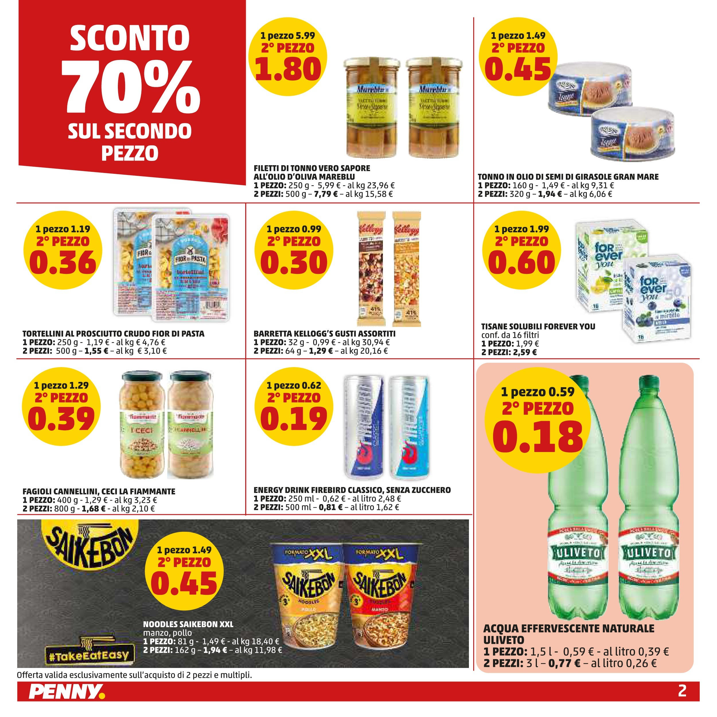 Volantino PENNY dal 10/09/2025 anteprima > (PENNY - Dall'11 al 21 settembre) | Pagina: 2 | Prodotti: Ceci, Acqua, Olio, Olio di semi di girasole