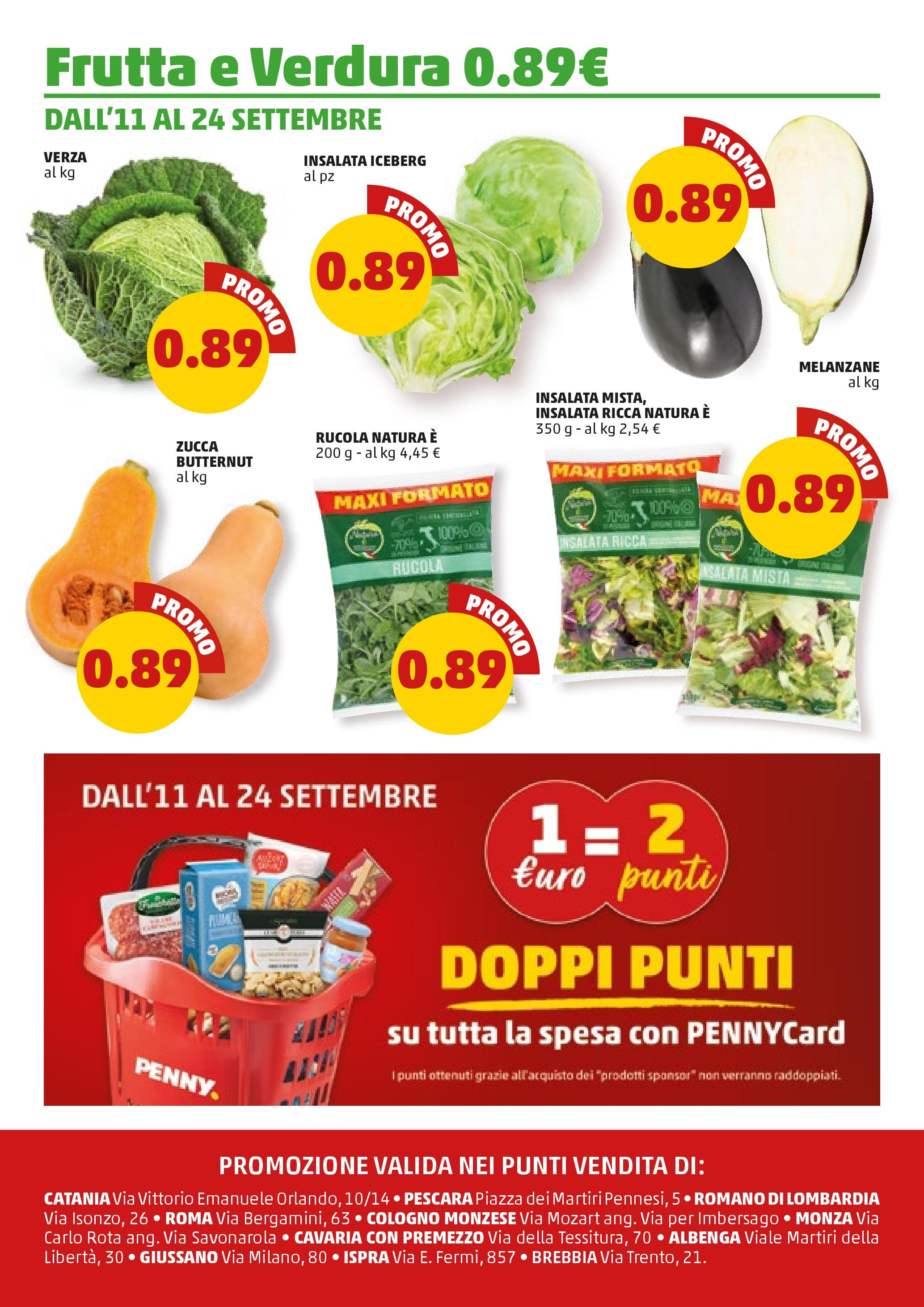 Volantino PENNY dal 10/09/2025 anteprima > (PENNY - Dall'11 al 21 settembre) | Pagina: 22 | Prodotti: Rucola, Insalata, Zucca, Melanzane