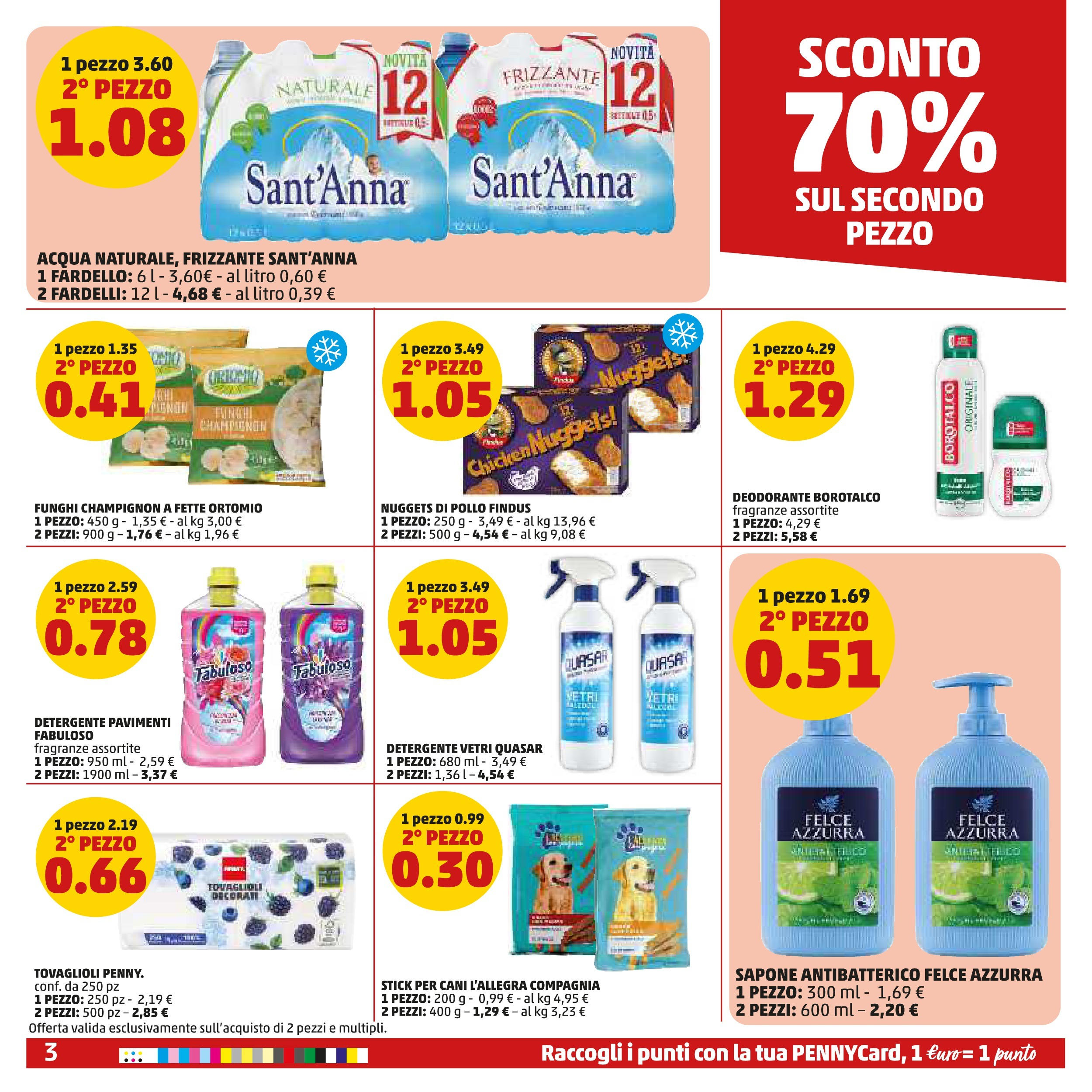 Volantino PENNY dal 10/09/2025 anteprima > (PENNY - Dall'11 al 21 settembre) | Pagina: 3 | Prodotti: Deodorante, Pollo, Nuggets, Funghi