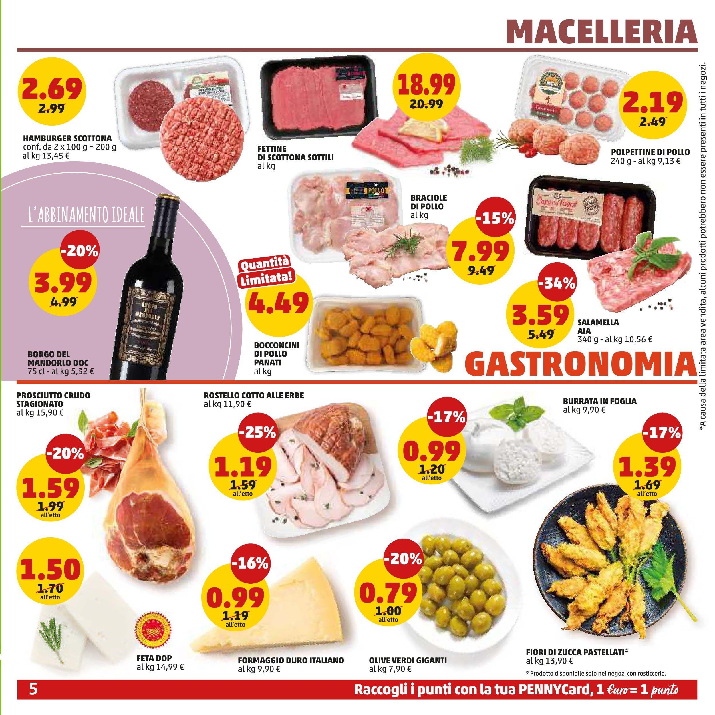 Volantino PENNY dal 10/09/2025 anteprima > (PENNY - Dall'11 al 21 settembre) | Pagina: 5 | Prodotti: Pollo, Prosciutto, Zucca, Hamburger