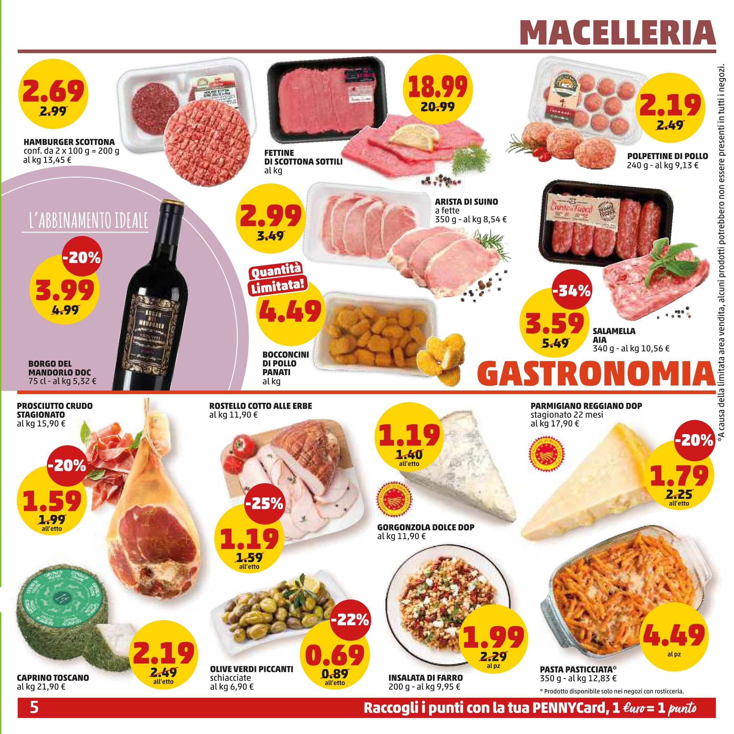 Volantino PENNY dal 10/09/2025 anteprima > (PENNY - Dall'11 al 21 settembre) | Pagina: 5 | Prodotti: Pollo, Olive, Prosciutto, Pasta