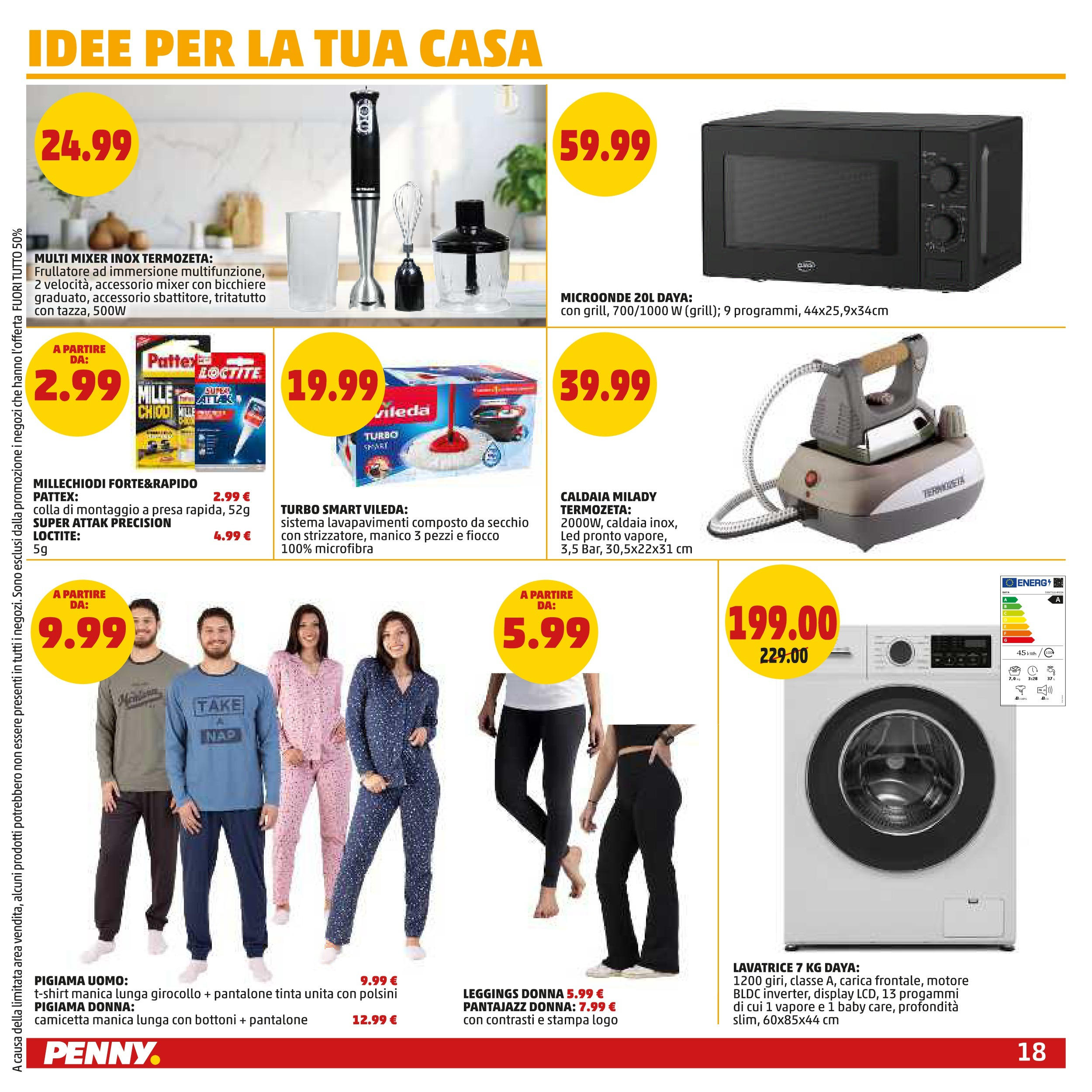Volantino PENNY dal 10/09/2025 anteprima > (PENNY - Dall'11 al 21 settembre) | Pagina: 18 | Prodotti: Caldaia, Secchio, Stampa, Presa
