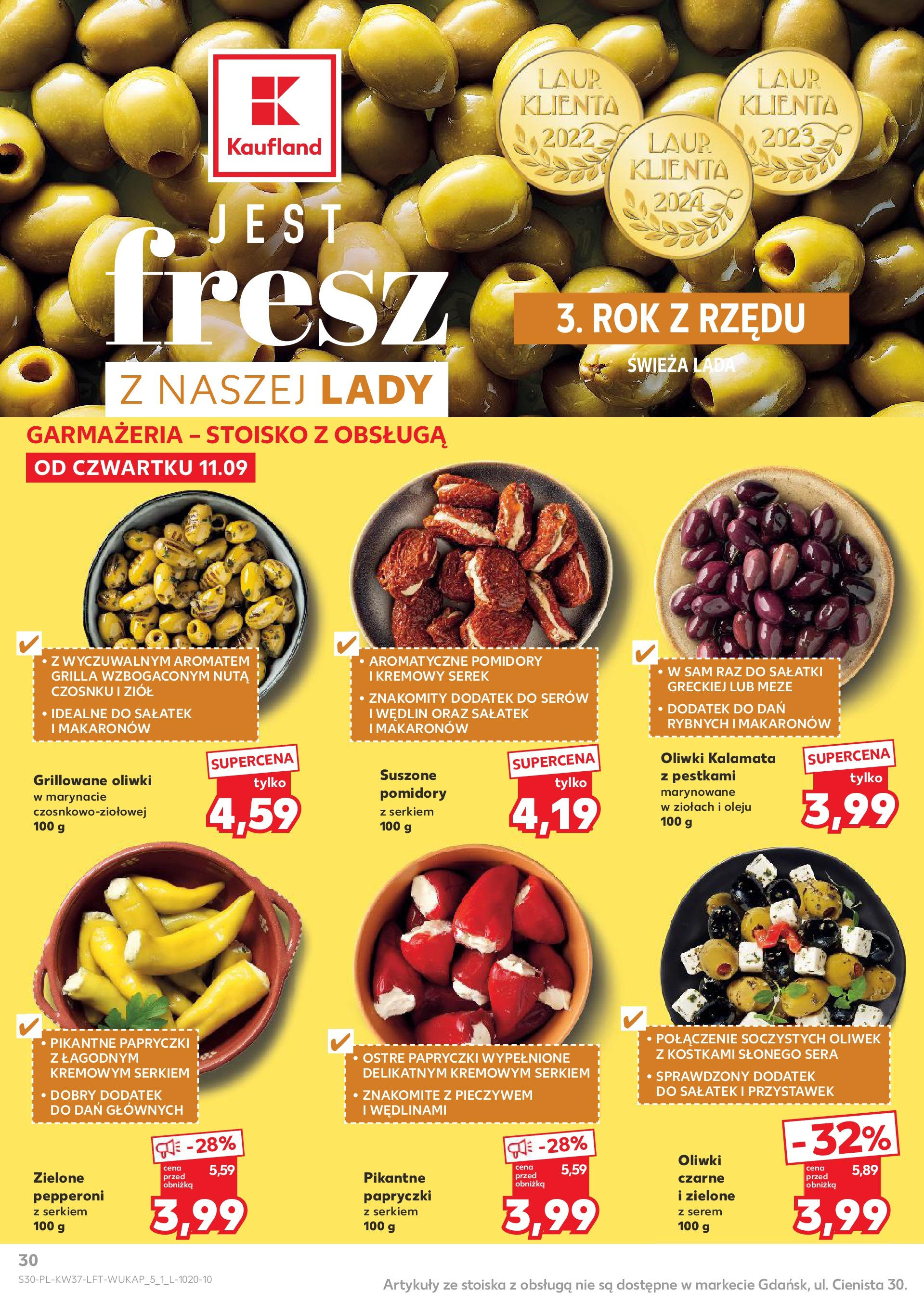 Kaufland gazetka od 11.09.2025 - od jutra PDF | Strona: 30 | Produkty: Serek, Pomidory